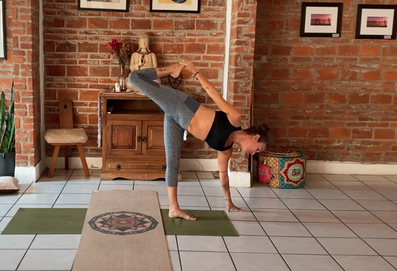 1hr Power Vinyasa Intermediate Flow for Hamstrings (English)