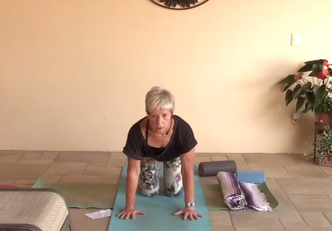 35min therapeutic yoga for the back (English)