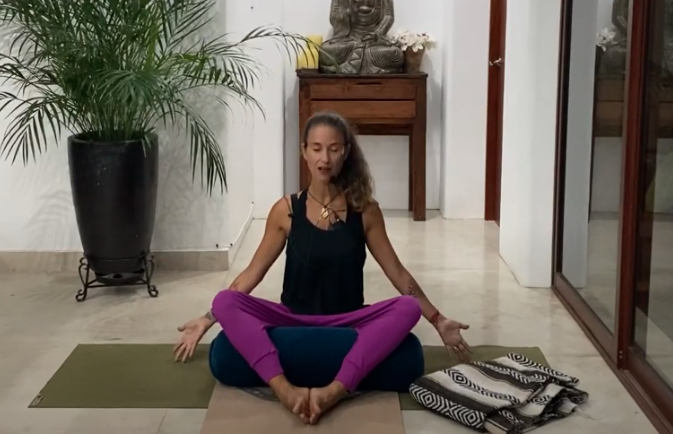 40min Therapeutic Yoga to Help with Pain Management- (English)